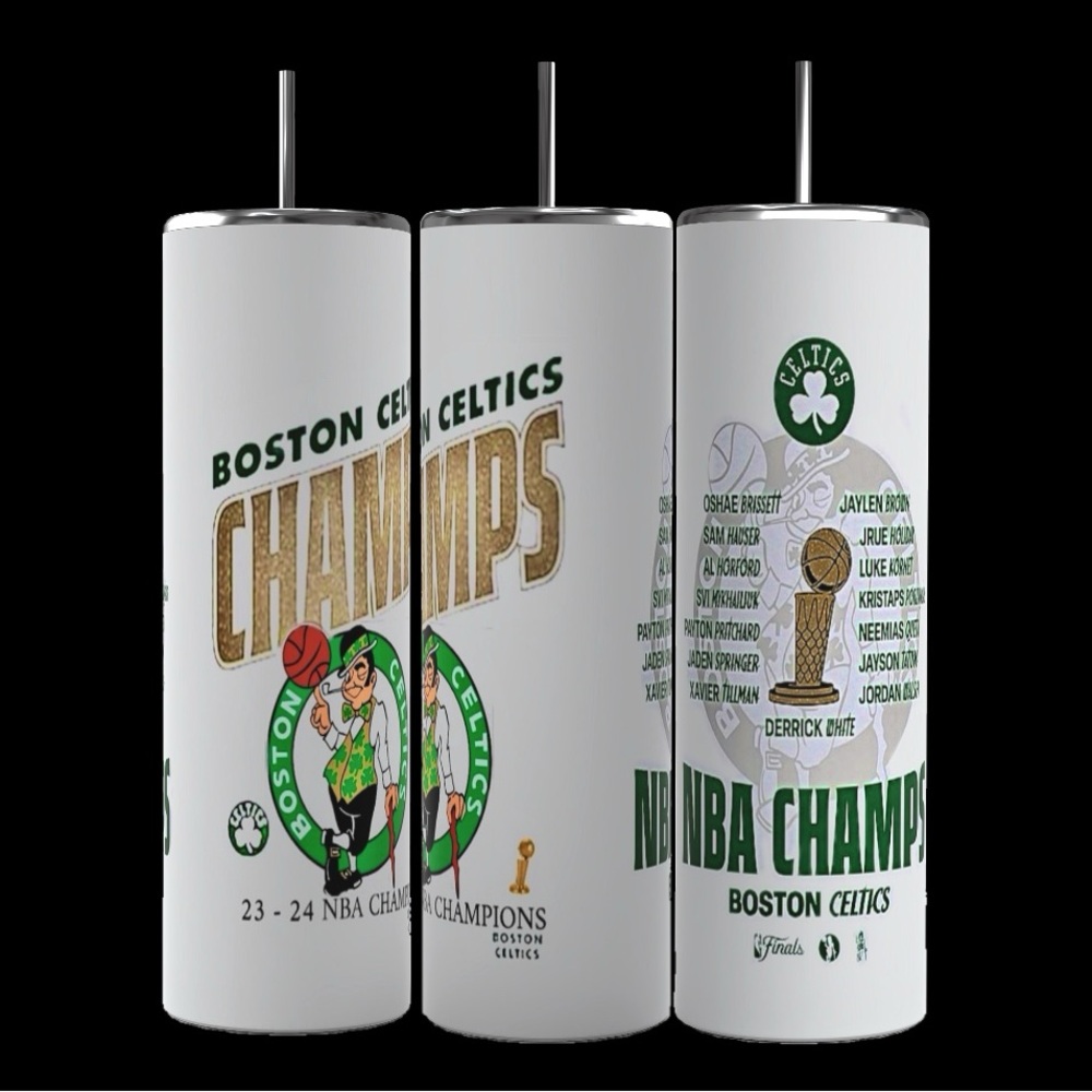 Boston Celtics 23-24 Champion 20oz Skinny Tumbler
